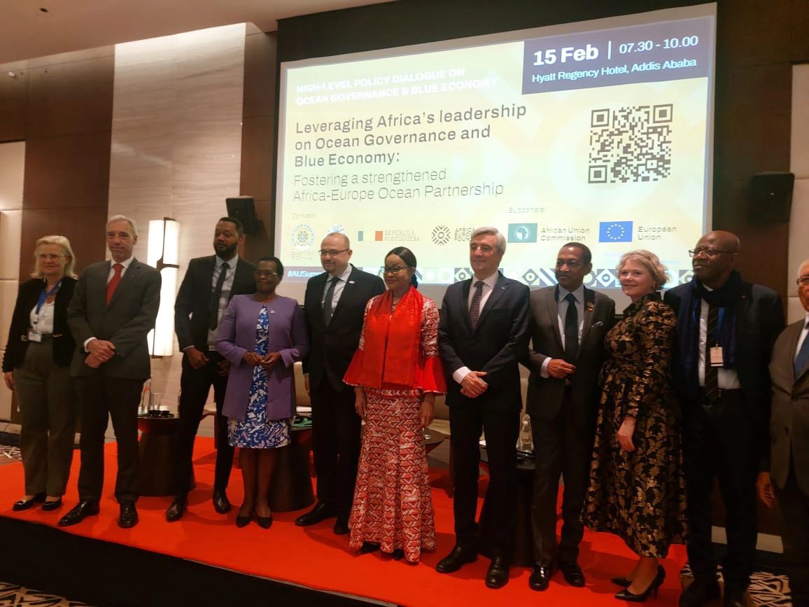 Dialogue Politique de Haut Niveau sur la Gouvernance des Océans et l'Economie Bleue ce 15 février 2024 à Addis-abeba.
